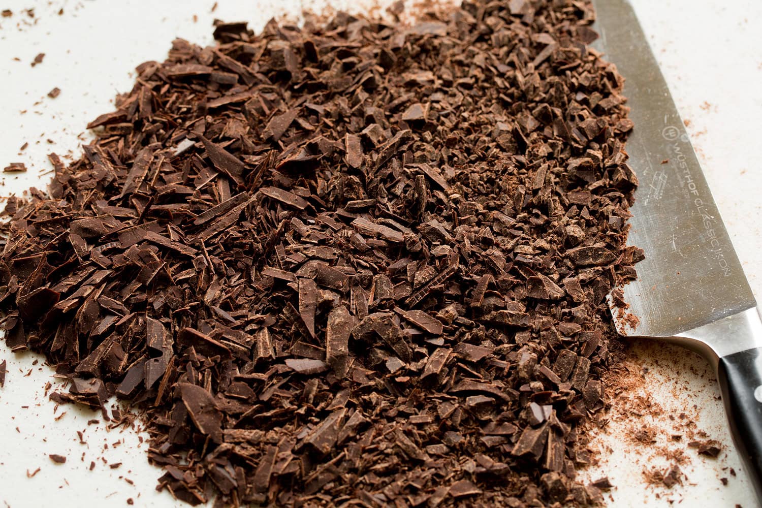 French Hot Chocolate Chopped chocolate