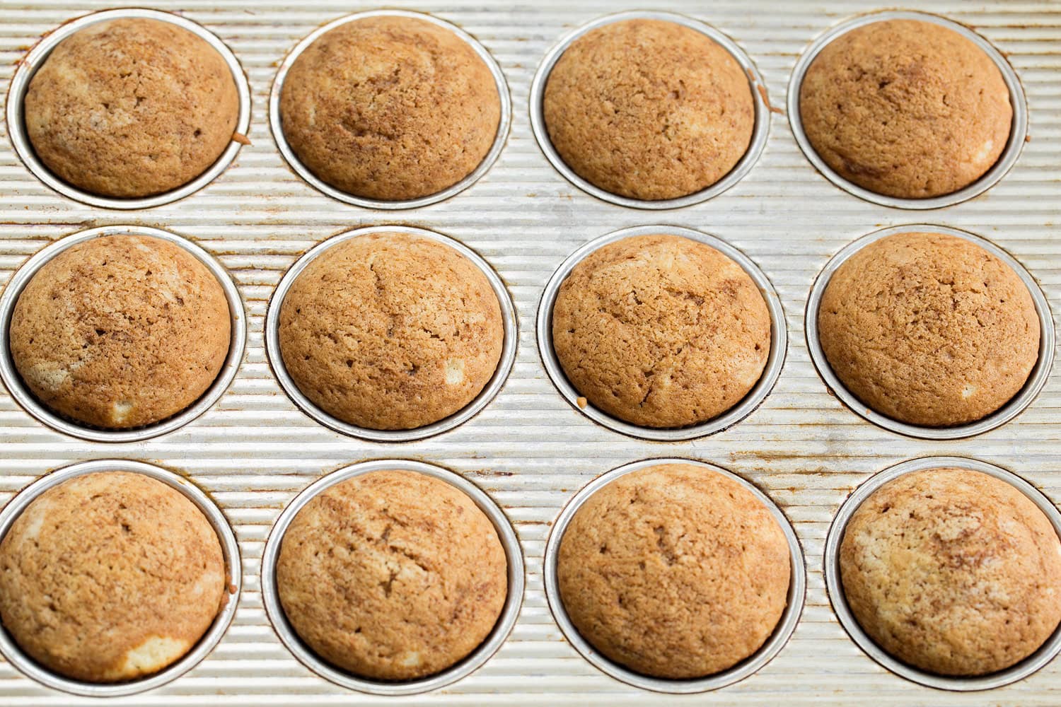 Tiramisu Cupcakes Baked espresso cupcakes finished.