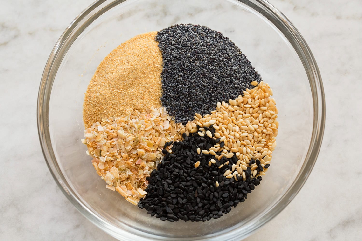 Homemade everything bagel seasoning.